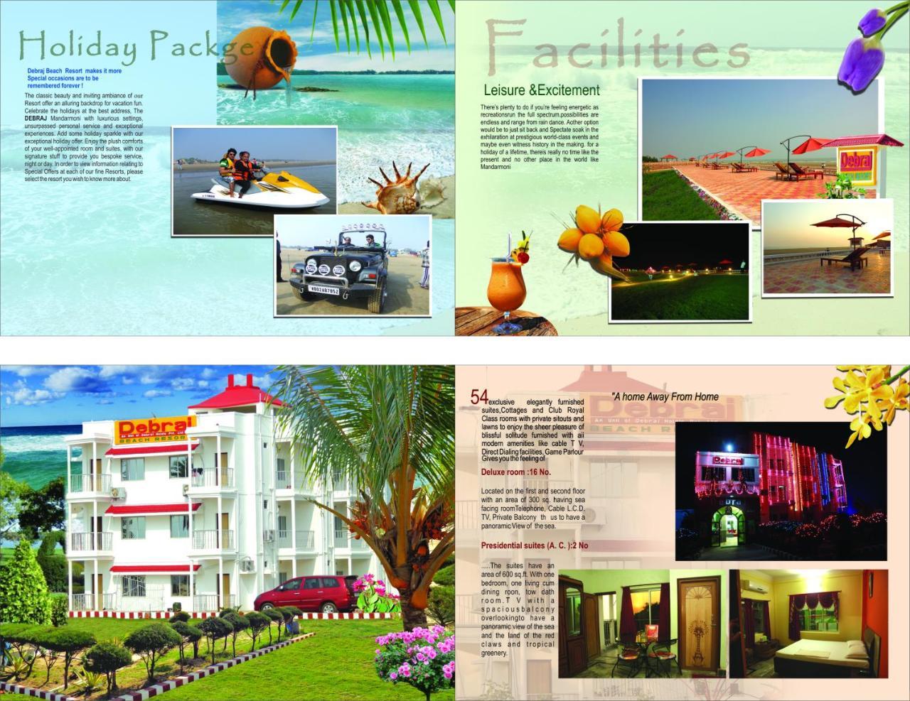 Debraj Beach Resort Mandarmani Bagian luar foto