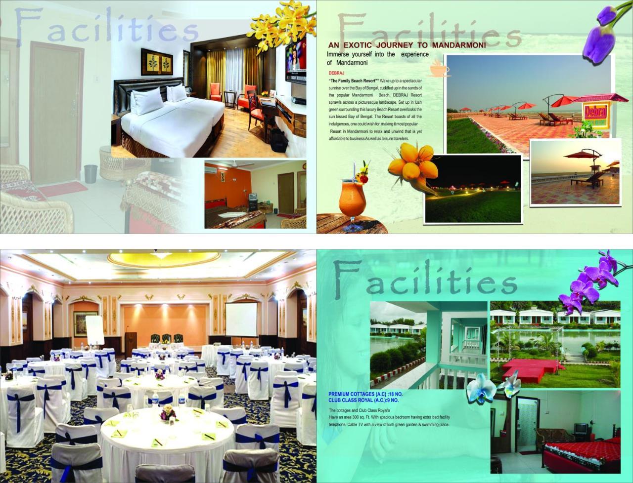 Debraj Beach Resort Mandarmani Bagian luar foto
